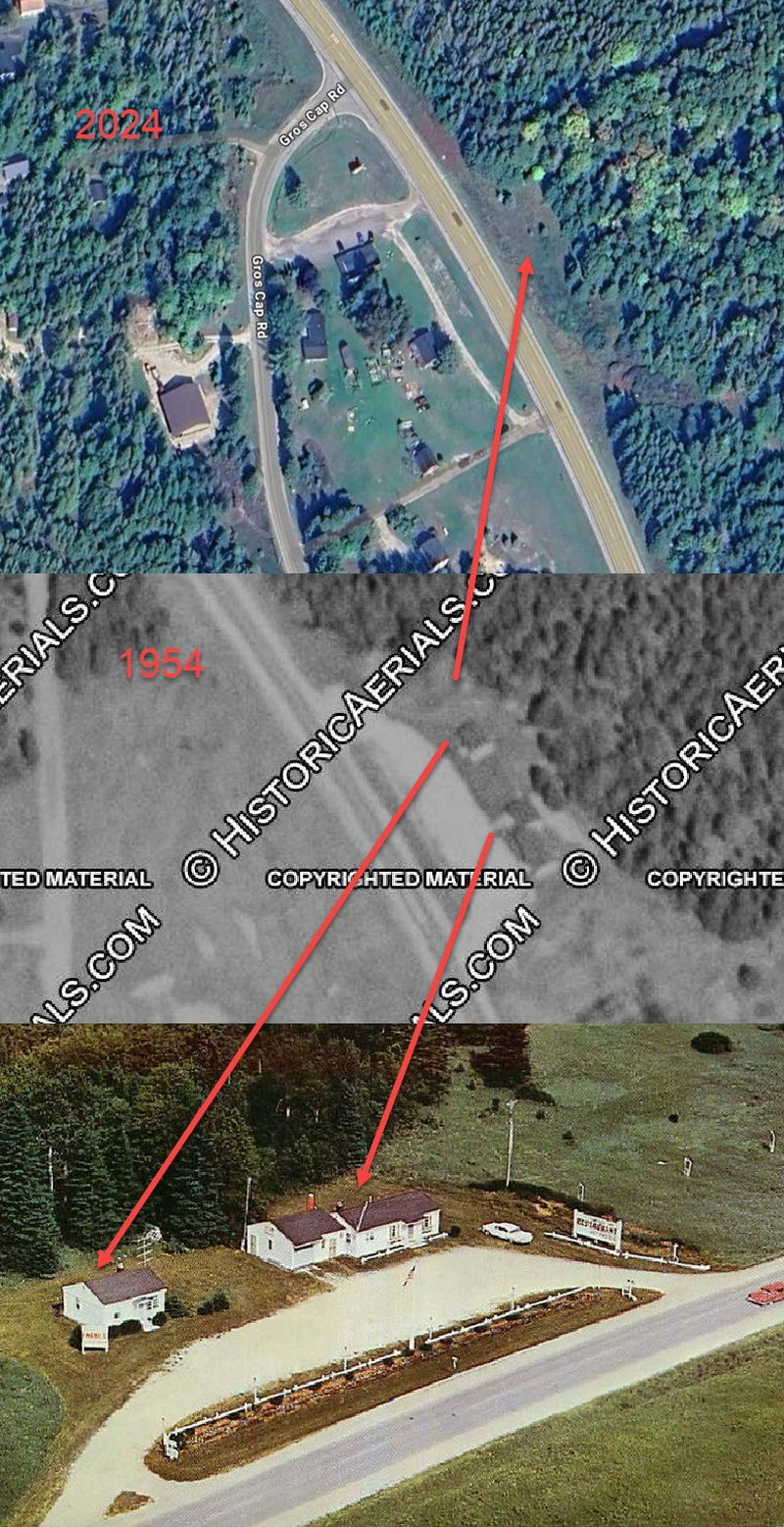 The Checker Restaurant - Then Vs Now (newer photo)